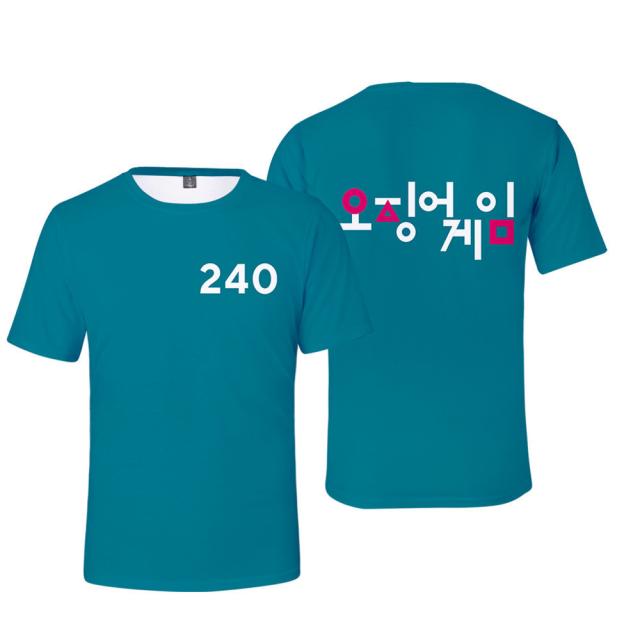 イカゲーム Squid Game シャツ トップス Tシャツ コスプレ衣装